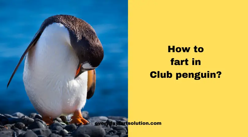 How to fart in club penguin?