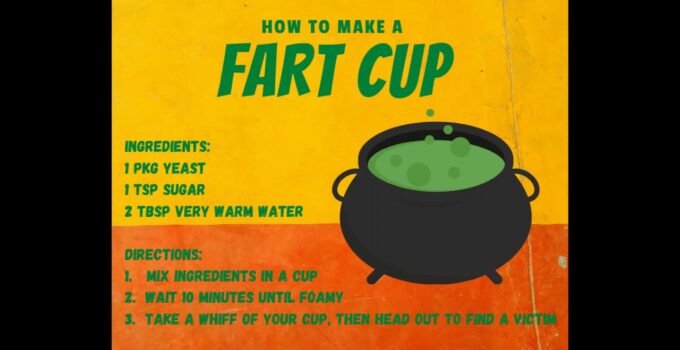 How to make a fart cup?